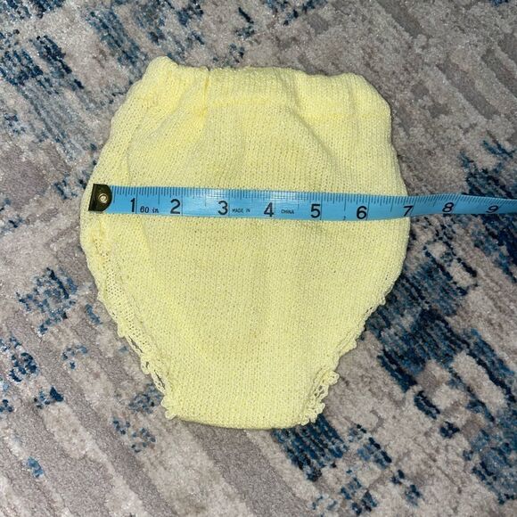 🚨 3 for $25 - VINTAGE Handmade Knit Baby Dress - Picture 13 of 14